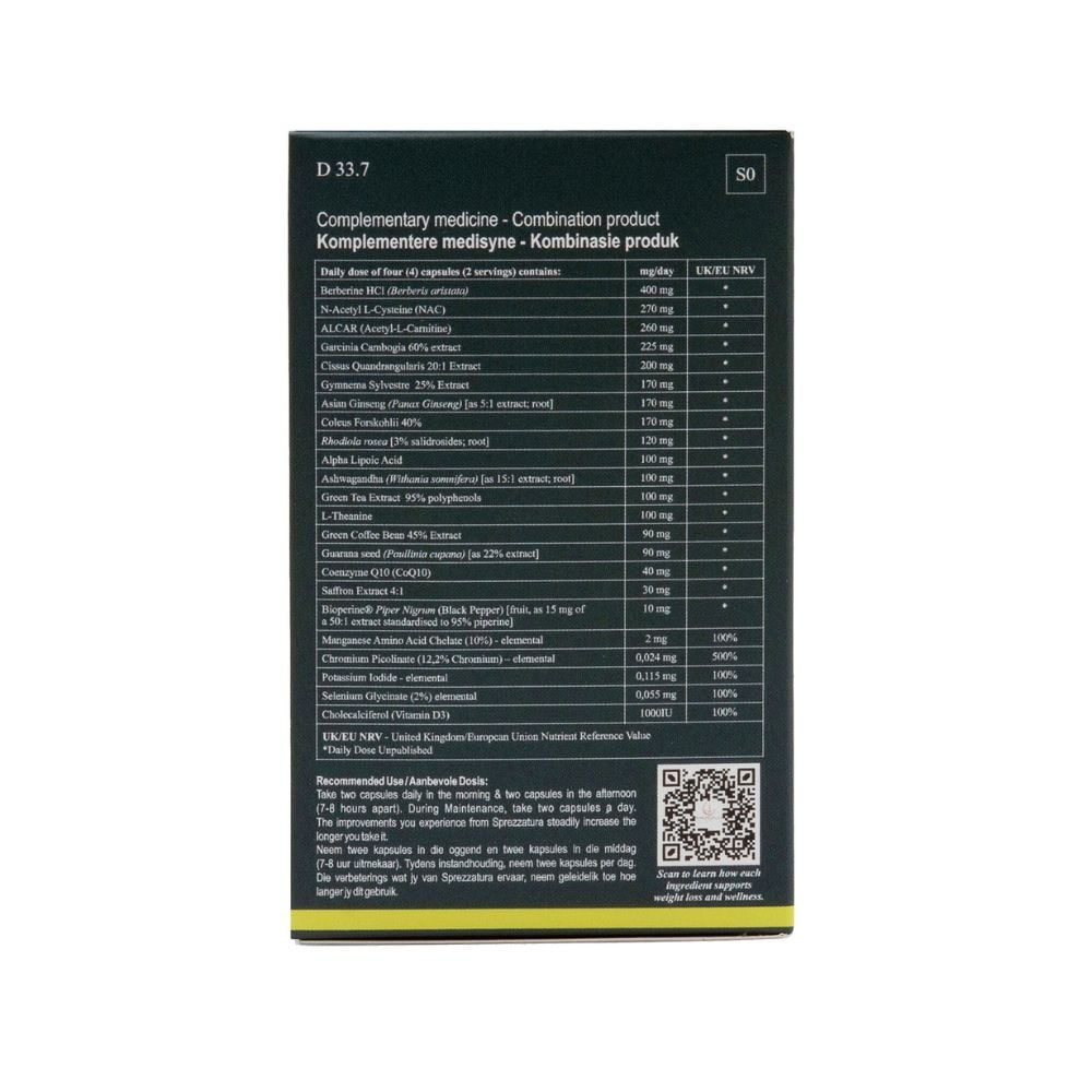 Sprezzatura - Weight Loss 1 month pack