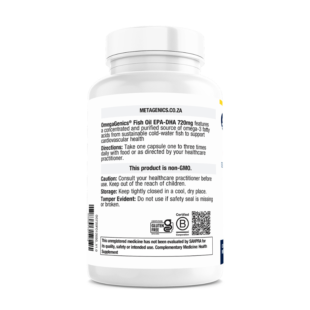 Metagenics - OmegaGenics Fish Oil EPA-DHA 720mg 120s