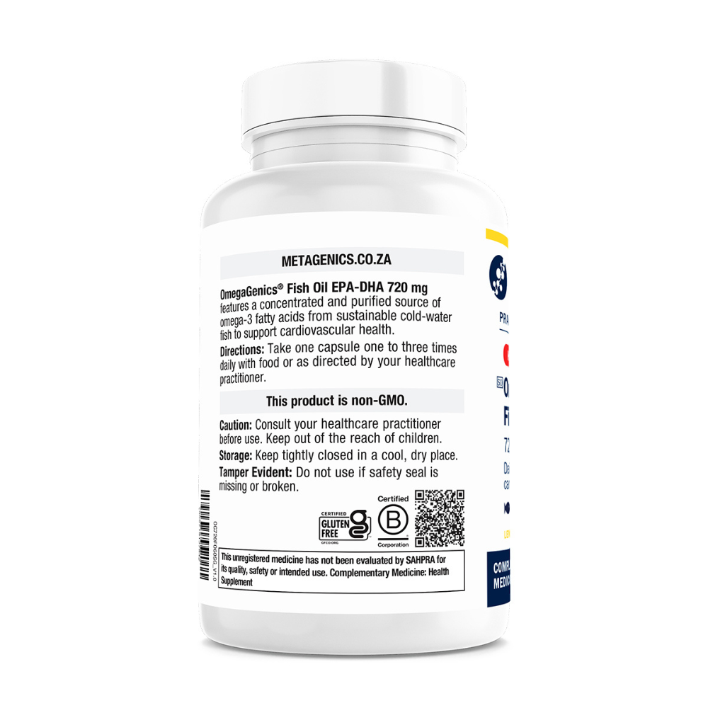 Metagenics - OmegaGenics Fish Oil EPA-DHA 720mg 60s