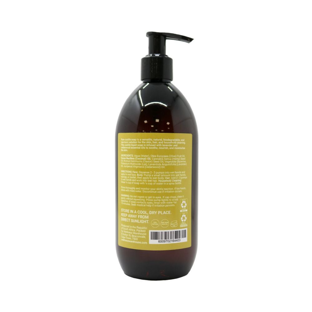 Wellness – Radiance Castile Liquid Soap Lavender & Cedarwood 500ml
