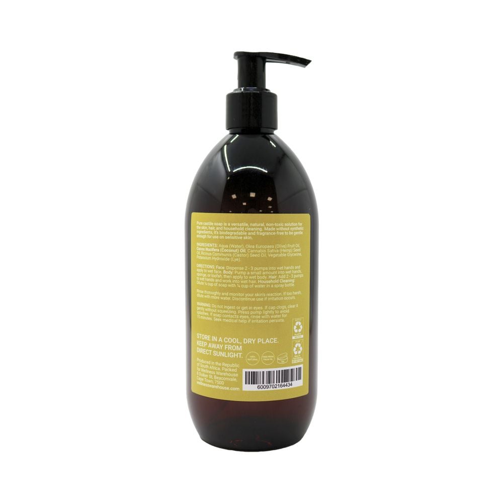 Wellness – Radiance Castile Liquid Soap Fragrance Free 500ml