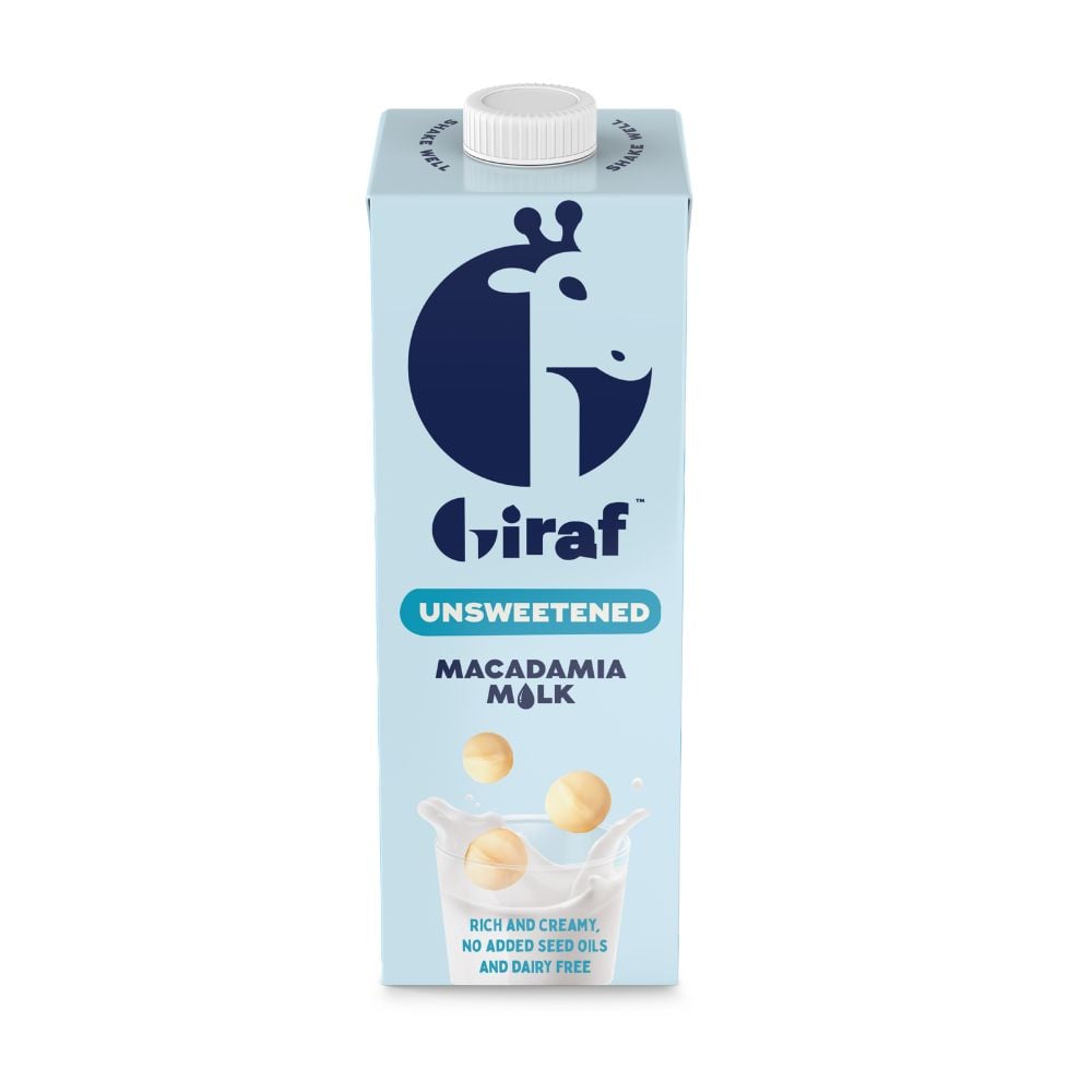 Giraf - Macadamia Milk Original Unsweetened 1lt