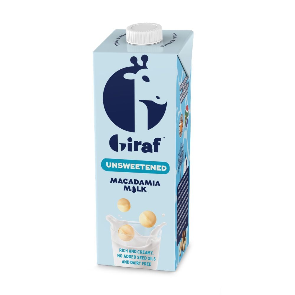 Giraf - Macadamia Milk Original Unsweetened 1lt
