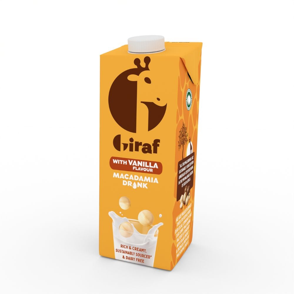Giraf - Macadamia Milk Vanilla 1lt