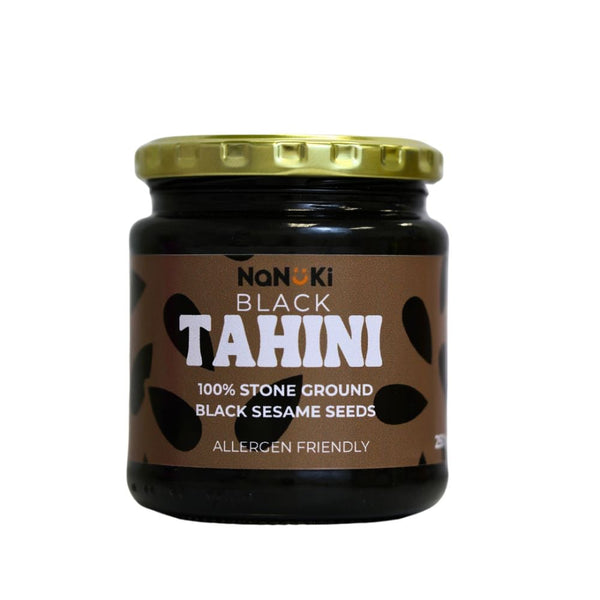 Nanuki - Black Sesame Seed Tahini 300g-Nanuki – Wellness Warehouse Nanuki - Black Sesame Seed Tahini 300g-Nanuki – Wellness Warehouse