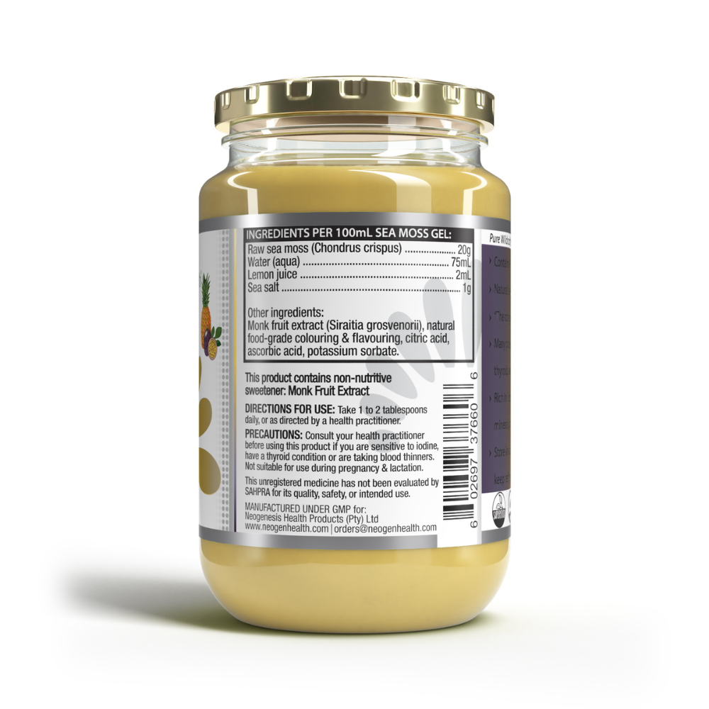 Neogenesis - Sea Moss Gel Passionfruit and Pineapple 375ml