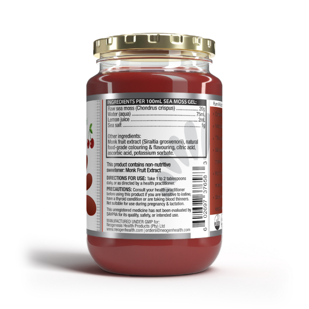 Neogenesis - Sea Moss Gel Cherry and Mixed Berries 375ml
