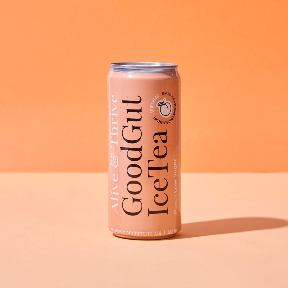 Good Gut - Probiotic Sparkling Ice Tea Peach 300ml