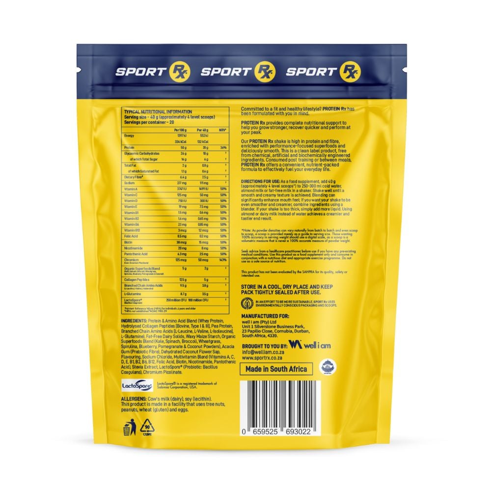 Sport Rx - Protein Peanut Butter 800g