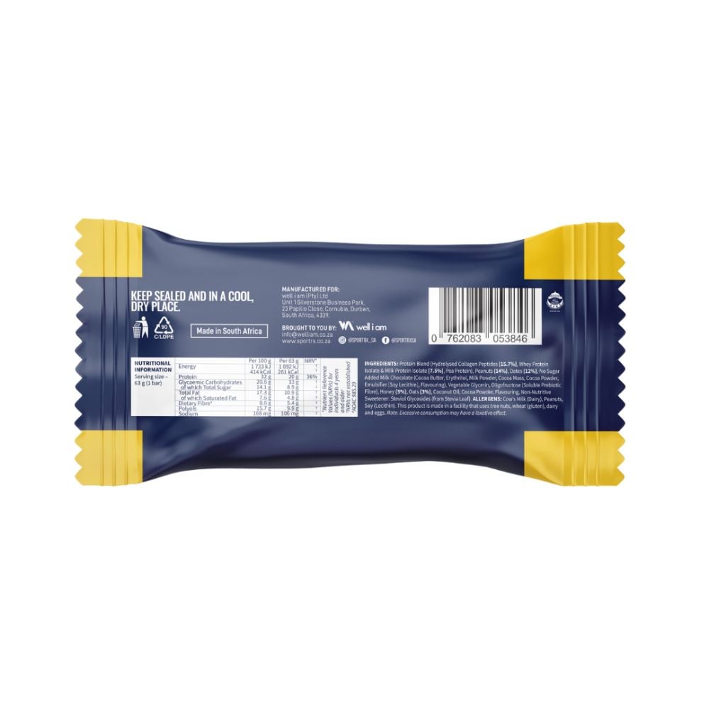 Sport RX - Protein Bar Chocolate Peanut Butter 63g