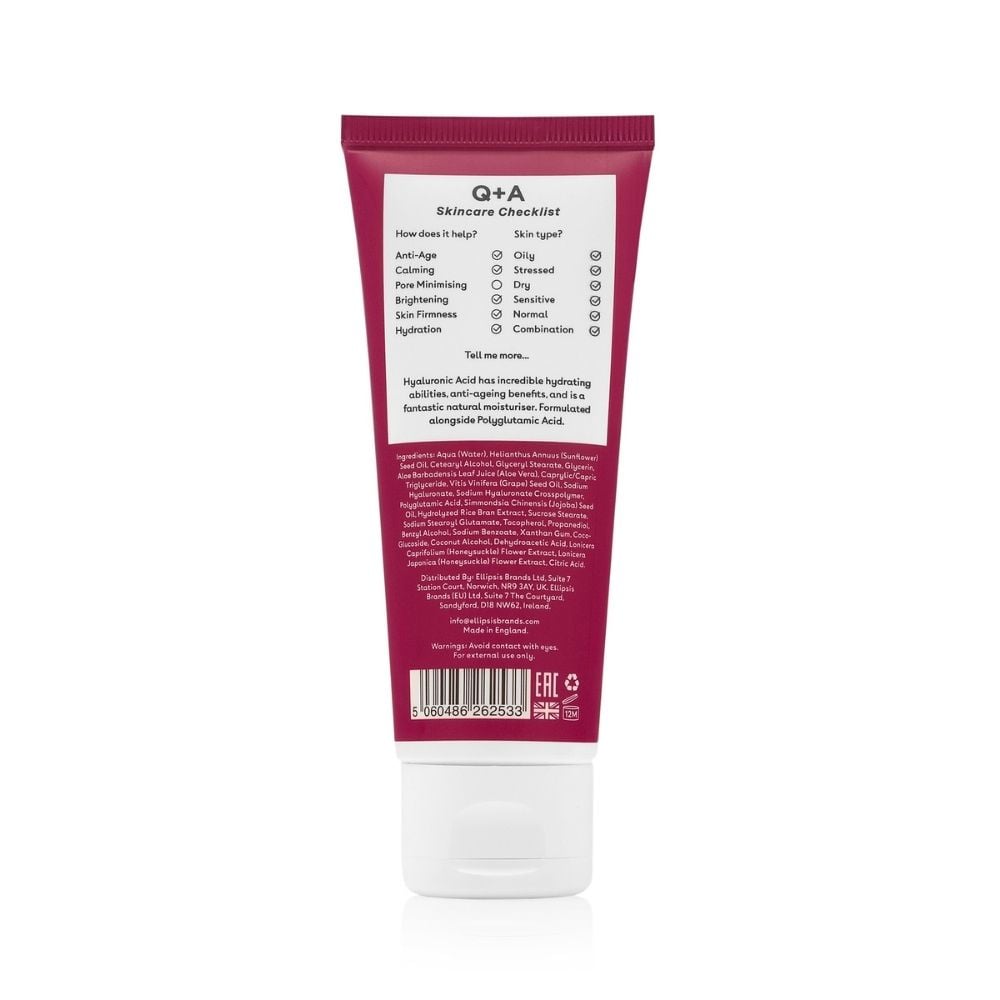 Q & A - Hyaluronic Acid Daily Moisturiser 75ml
