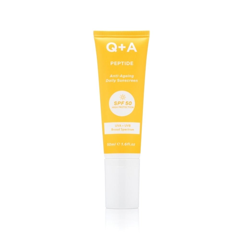 Q & A - Peptide SPF50 Anti-Ageing Facial Sunscreen 50ml