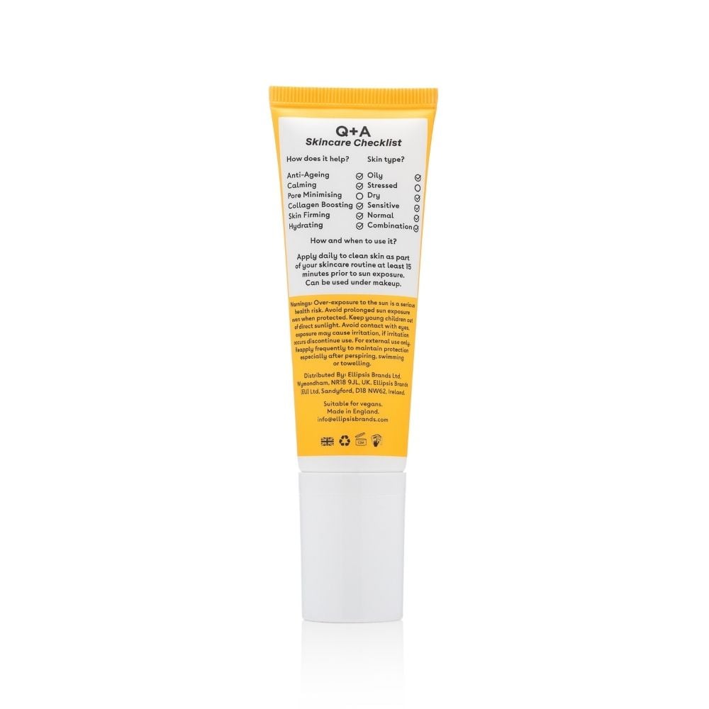 Q & A - Peptide SPF50 Anti-Ageing Facial Sunscreen 50ml