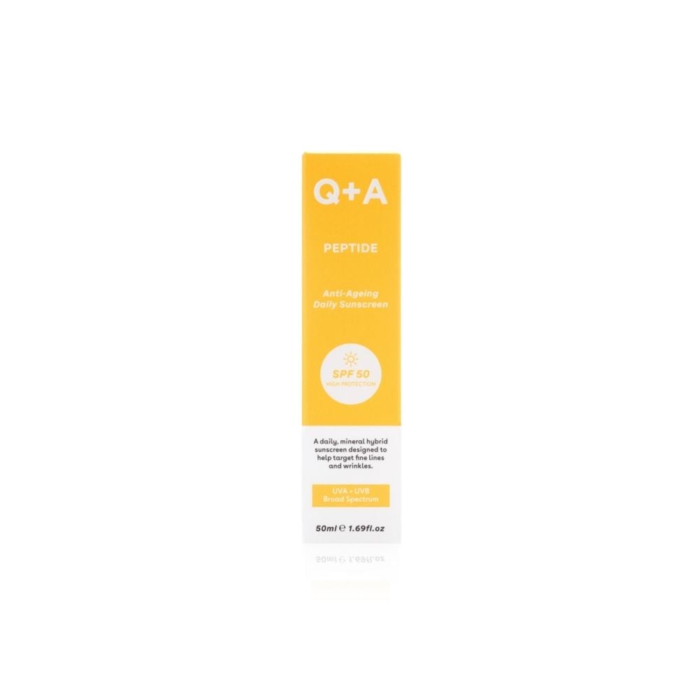 Q & A - Peptide SPF50 Anti-Ageing Facial Sunscreen 50ml
