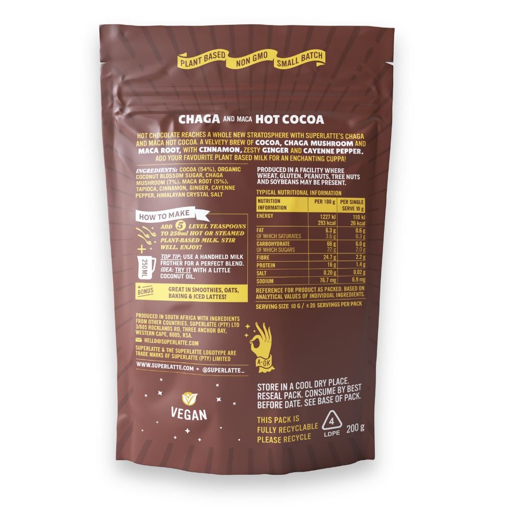 Superlatte - Latte Chaga & Maca 200g