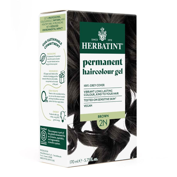 Herbatint - Hair Colour Brown 2N 170ml - Herbatint – Wellness