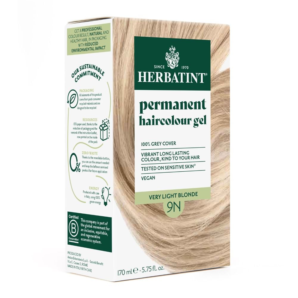 Herbatint - Hair Colour Very Light Blonde 9N 170ml