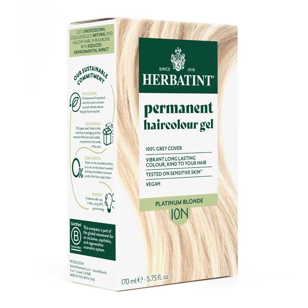 Herbatint - Hair Colour Platinum Blonde 10N 170ml