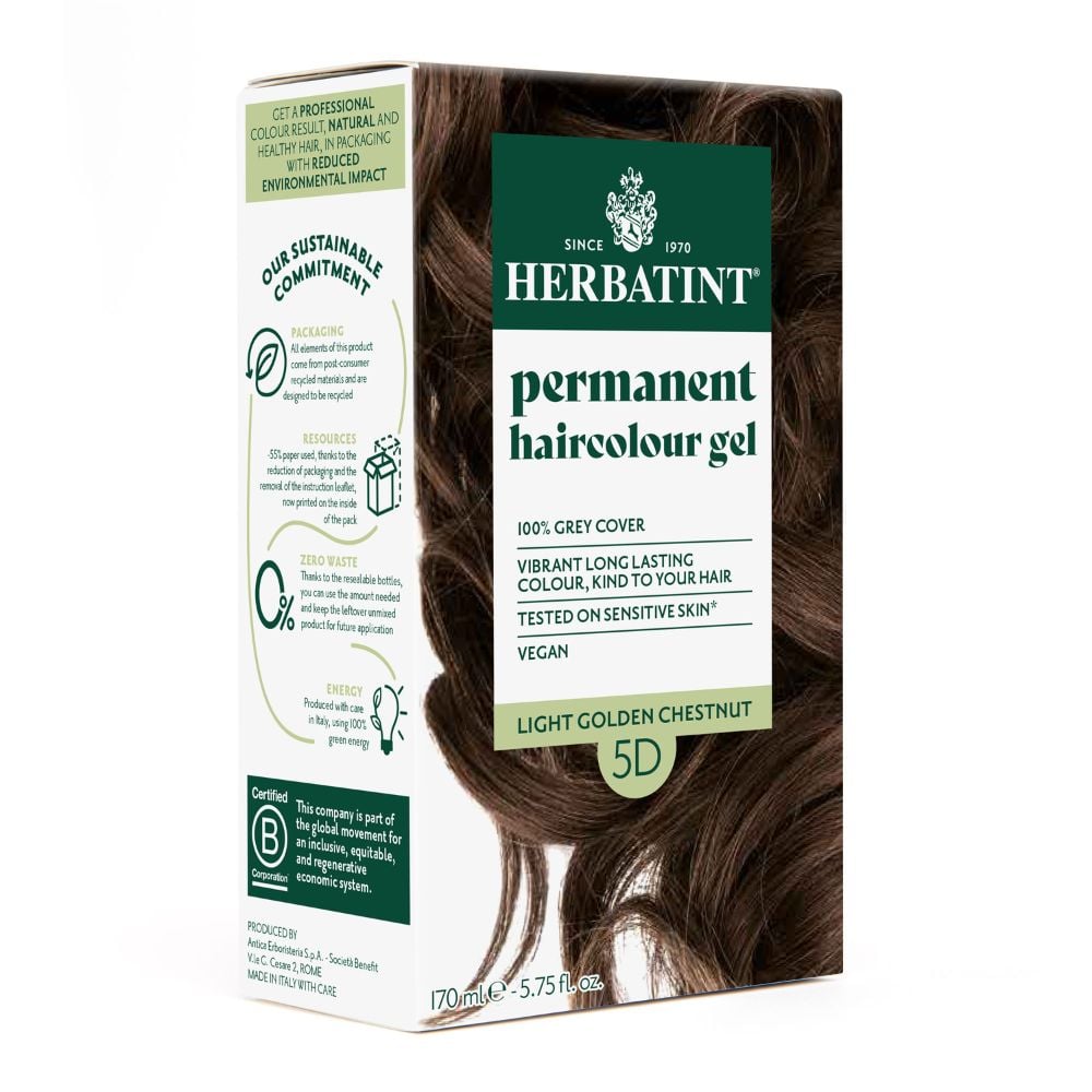 Herbatint - Hair Colour Light Golden Chestnut 5D 170ml