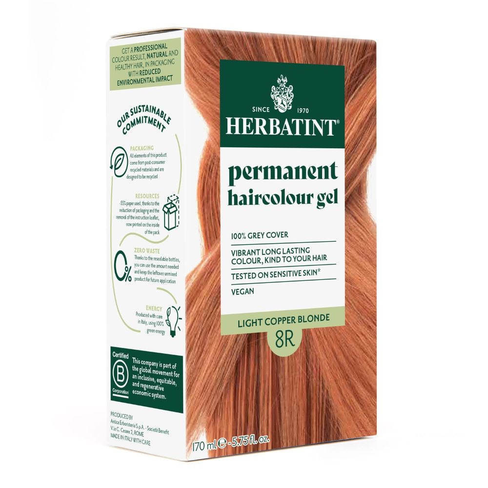 Herbatint - Hair Colour Light Copper Blonde 8R 170ml