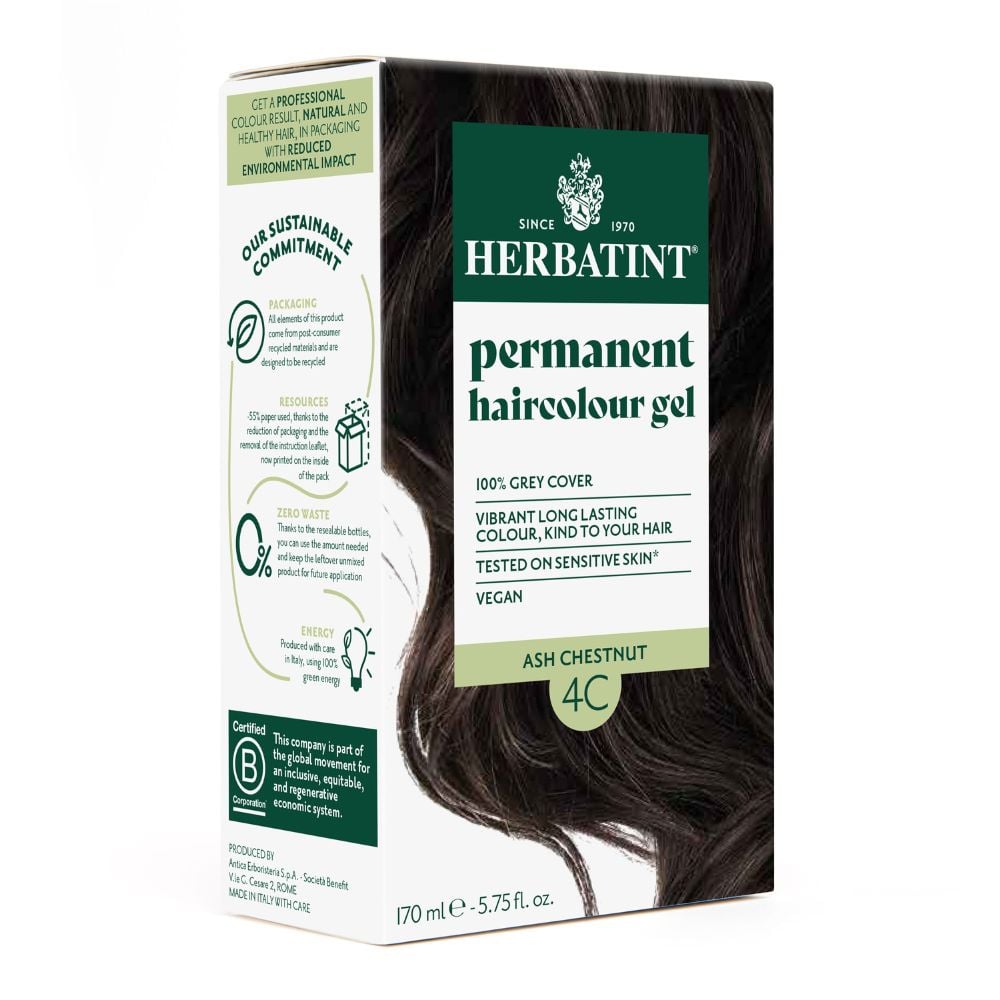 Herbatint - Hair Colour Ash Chestnut 4C 170ml
