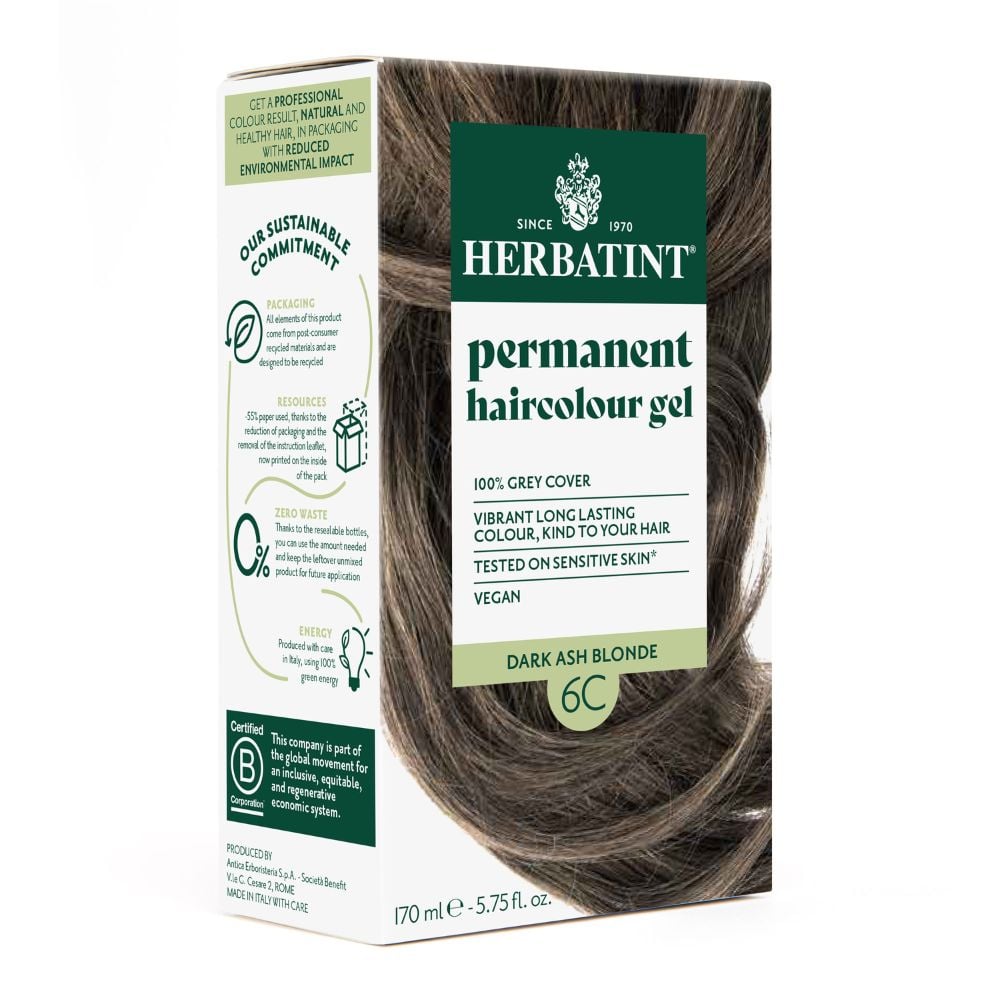 Herbatint - Hair Colour Dark Ash Blonde 6C 170ml