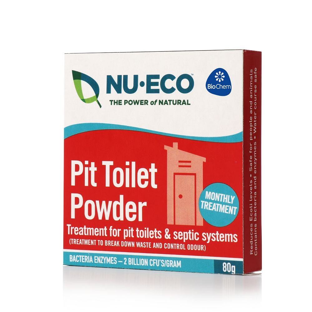 Nu-Eco - Pit Toilet & Septic System Powder 80g