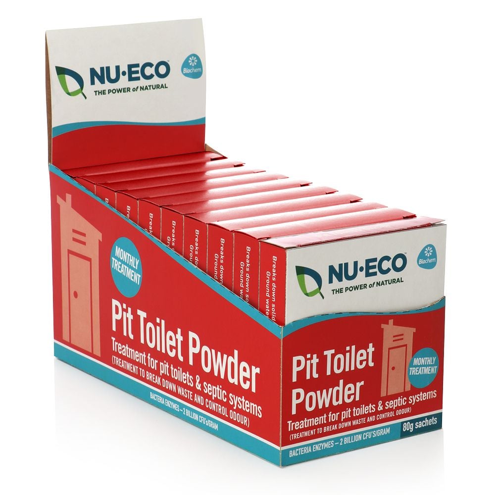 Nu-Eco - Pit Toilet & Septic System Powder 80g