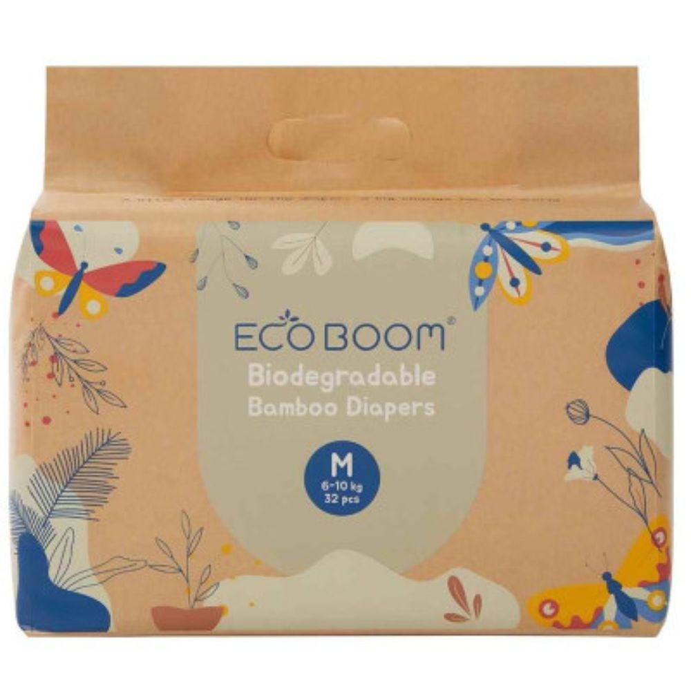 Eco Boom - Medium Bamboo Diapers 32