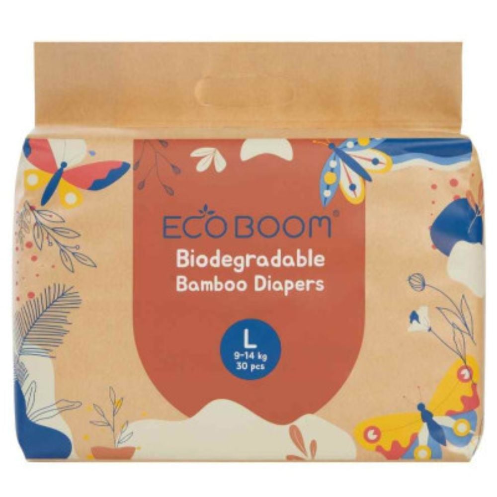 Eco Boom - Large Bamboo Diapers 30