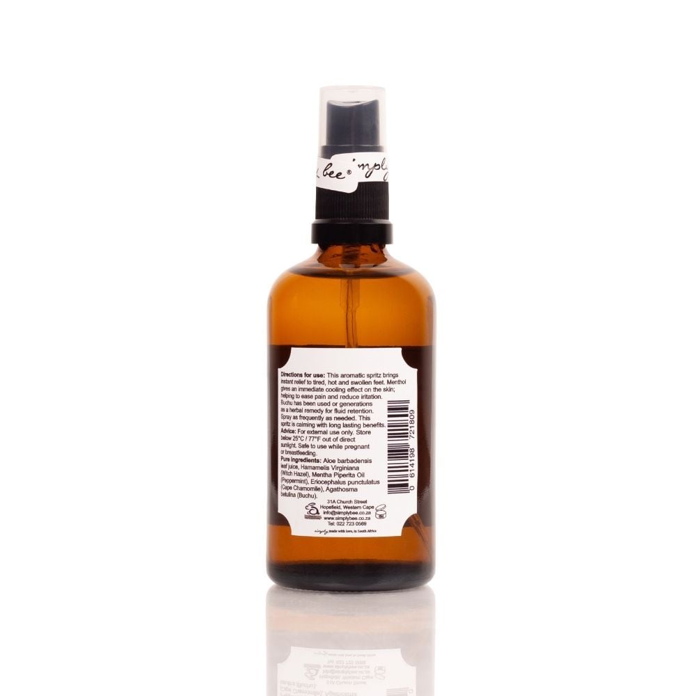 Simply Bee - Cooling Foot Spritz Fynbos, Buchu & Cape Chamomile 100ml