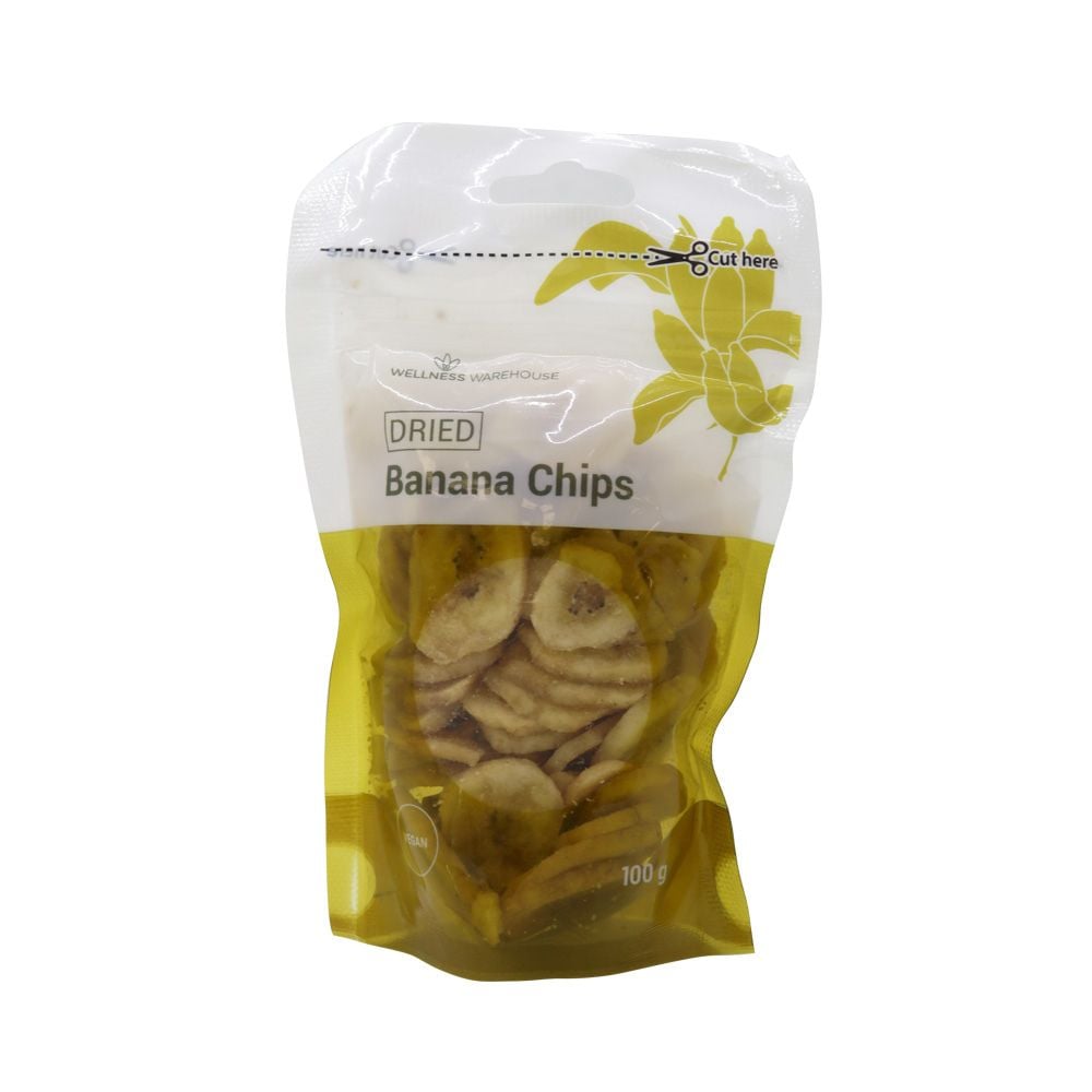 Wellness - Banana Chips Whole 100g