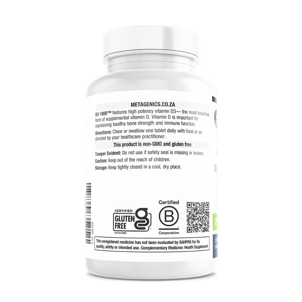 Metagenics - D3 1000 Tablets Promo Pack 150s
