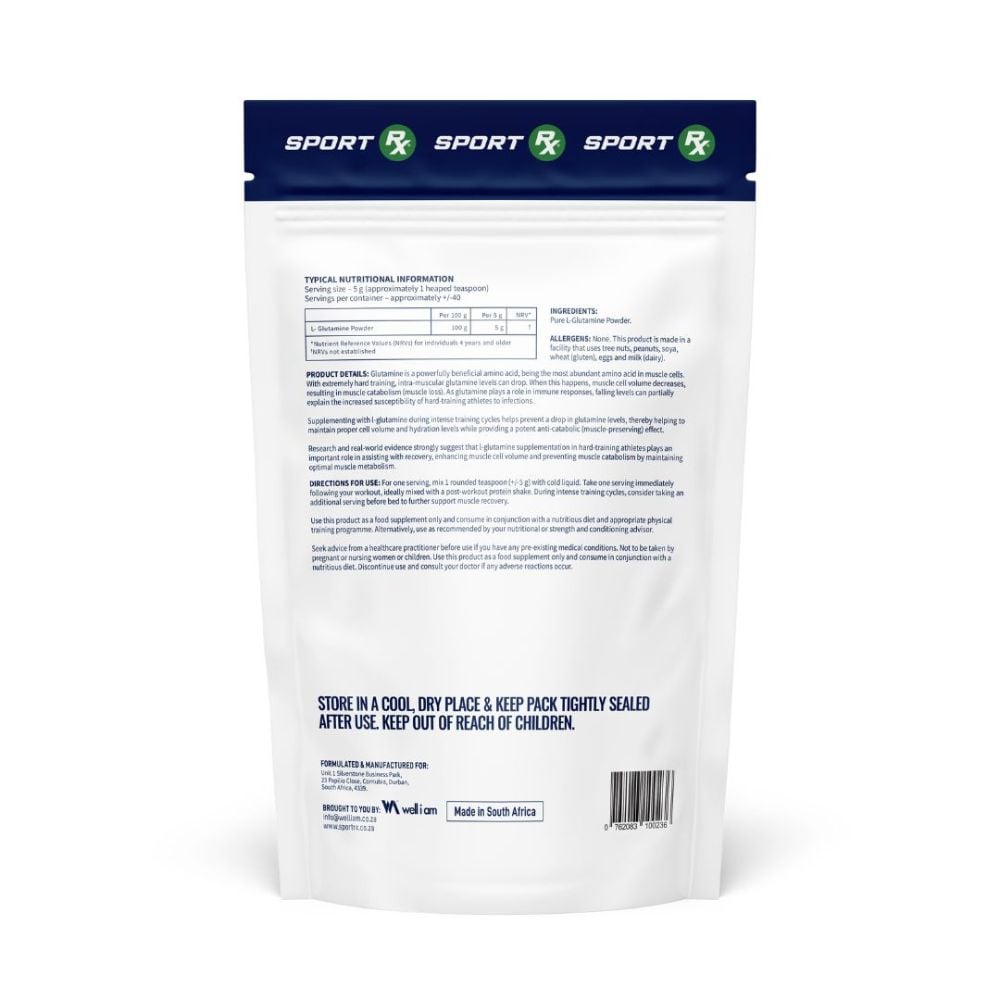 Sport Rx - 100% L-Glutamine 200g