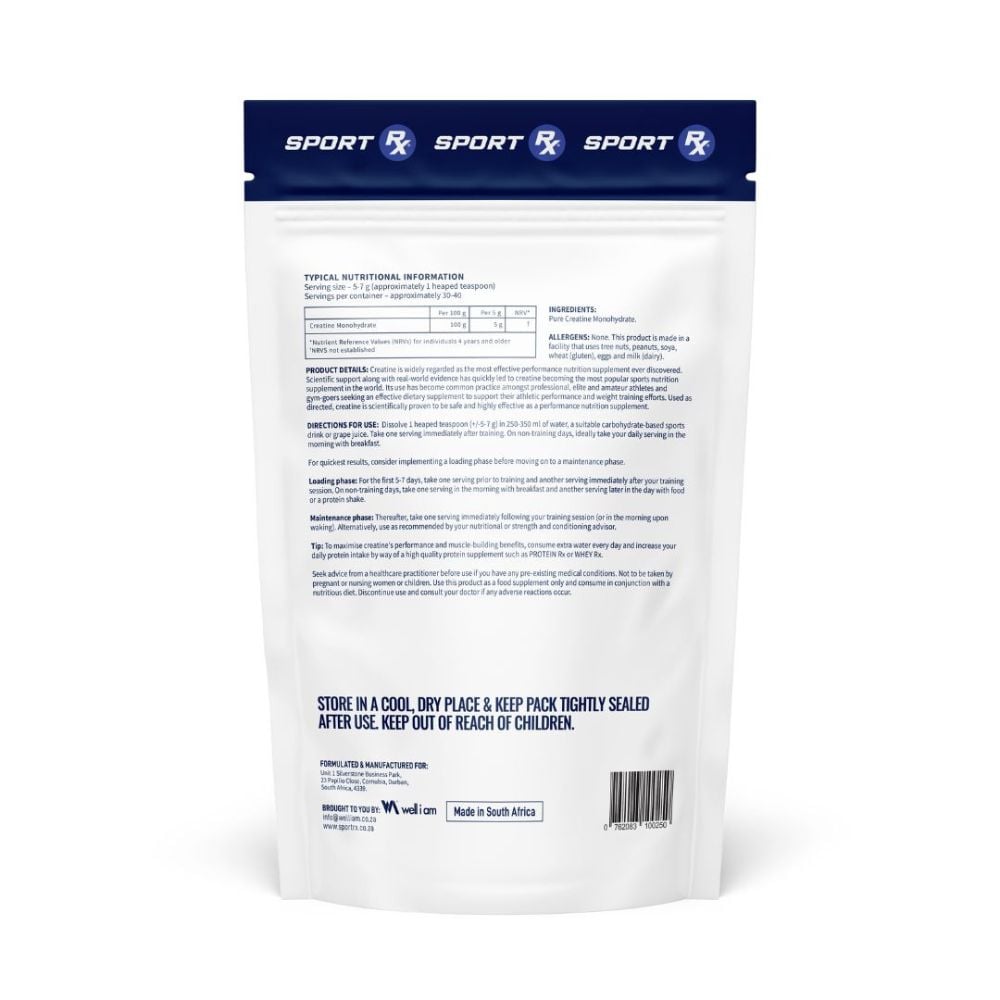 Sport Rx - 100% Creatine Monohydrate 200g