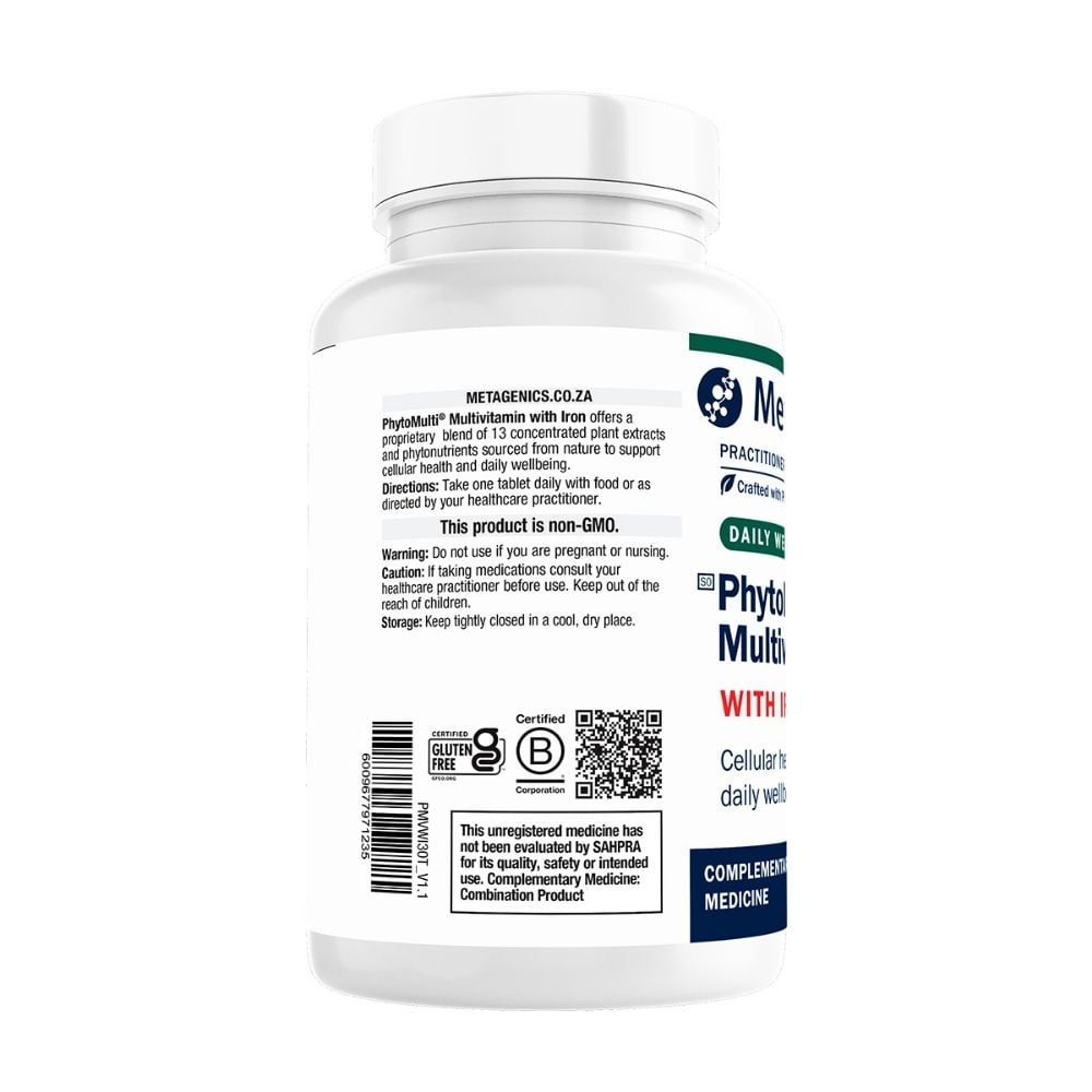 Metagenics - PhytoMulti Multivitamin with iron Tablets 30s