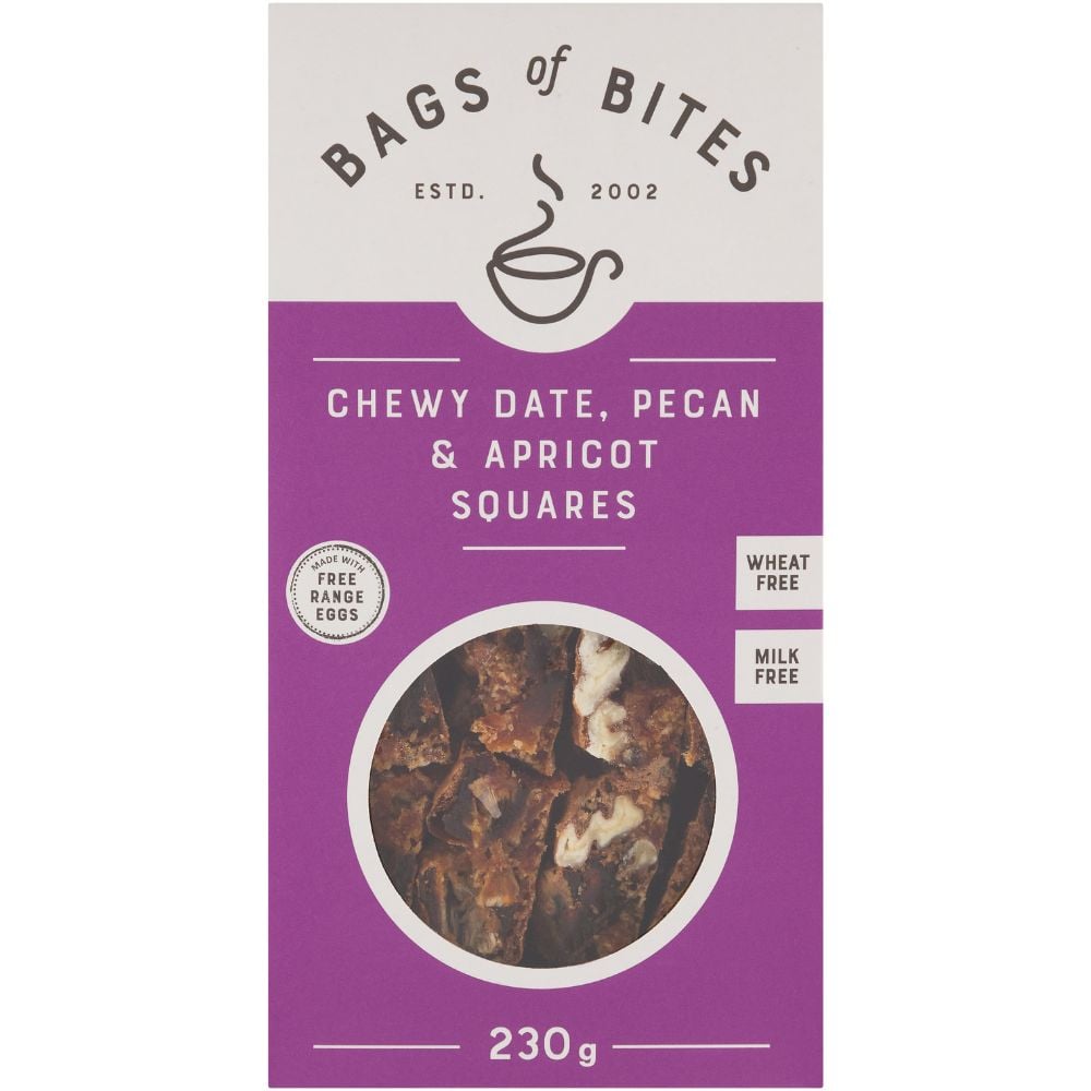 Bags of Bites - Biscuits Date Pecan & Apricot 230g