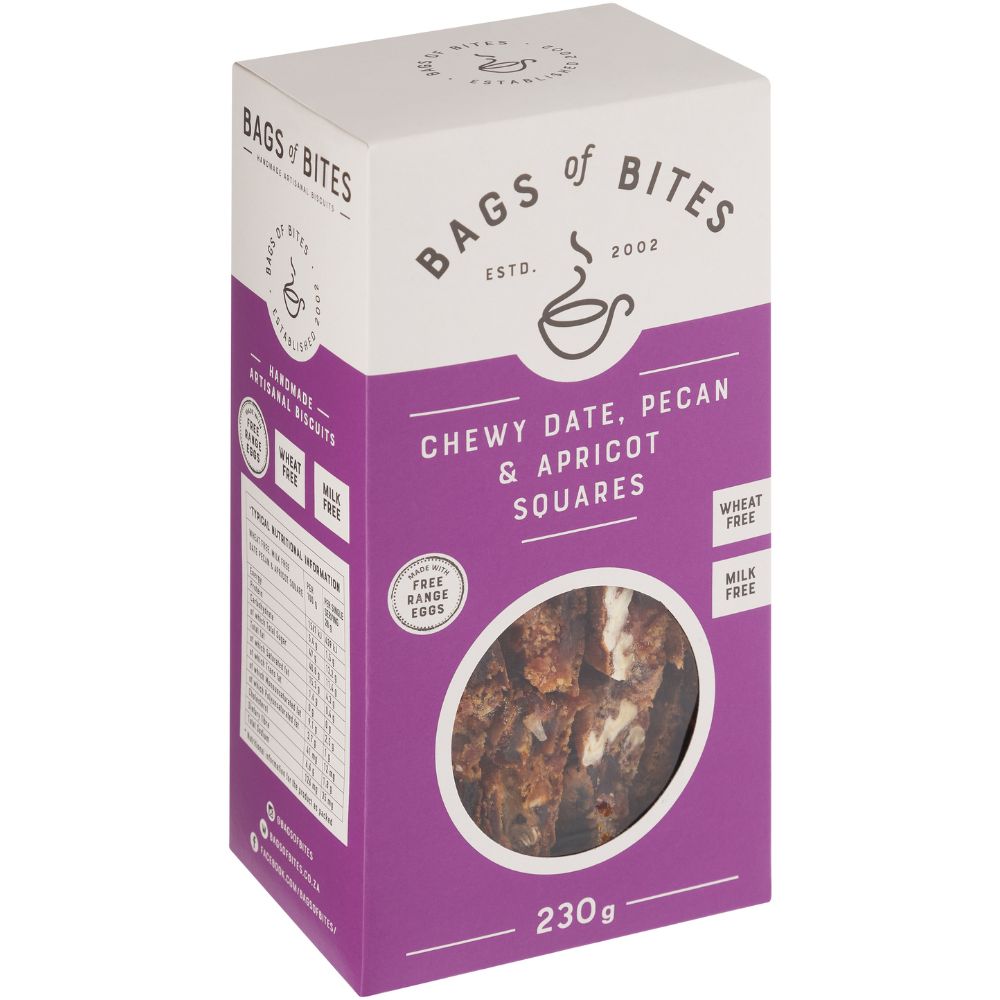 Bags of Bites - Biscuits Date Pecan & Apricot 230g