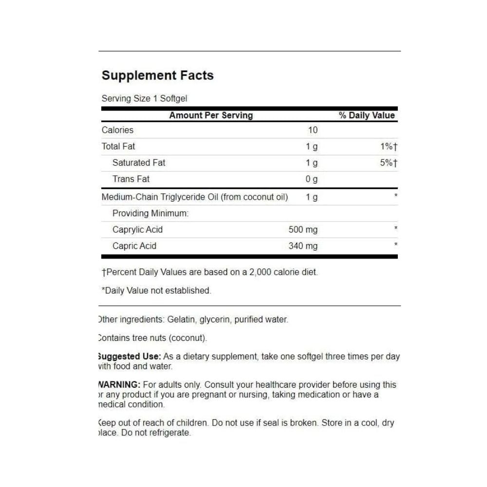 Swanson - MCT Pure 1000mg 90s