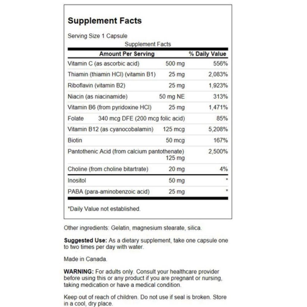Swanson - Super Stress B-Complex with Vitamin C 100s