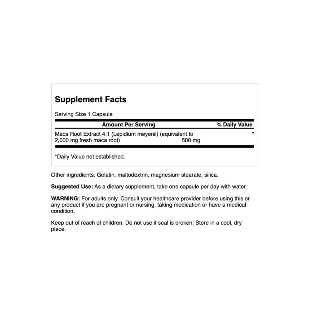 Swanson - Maca 500 mg 60s
