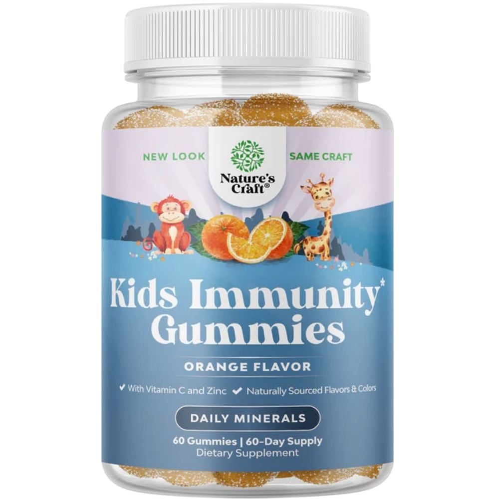 Nature's Craft - Kids Immunity Gummies Orange 60s