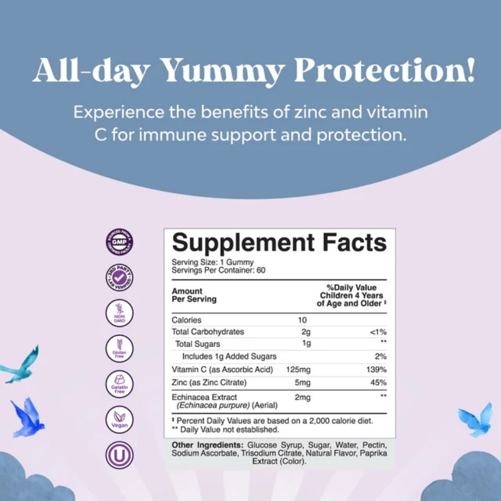 Nature's Craft - Kids Immunity Gummies Orange 60s