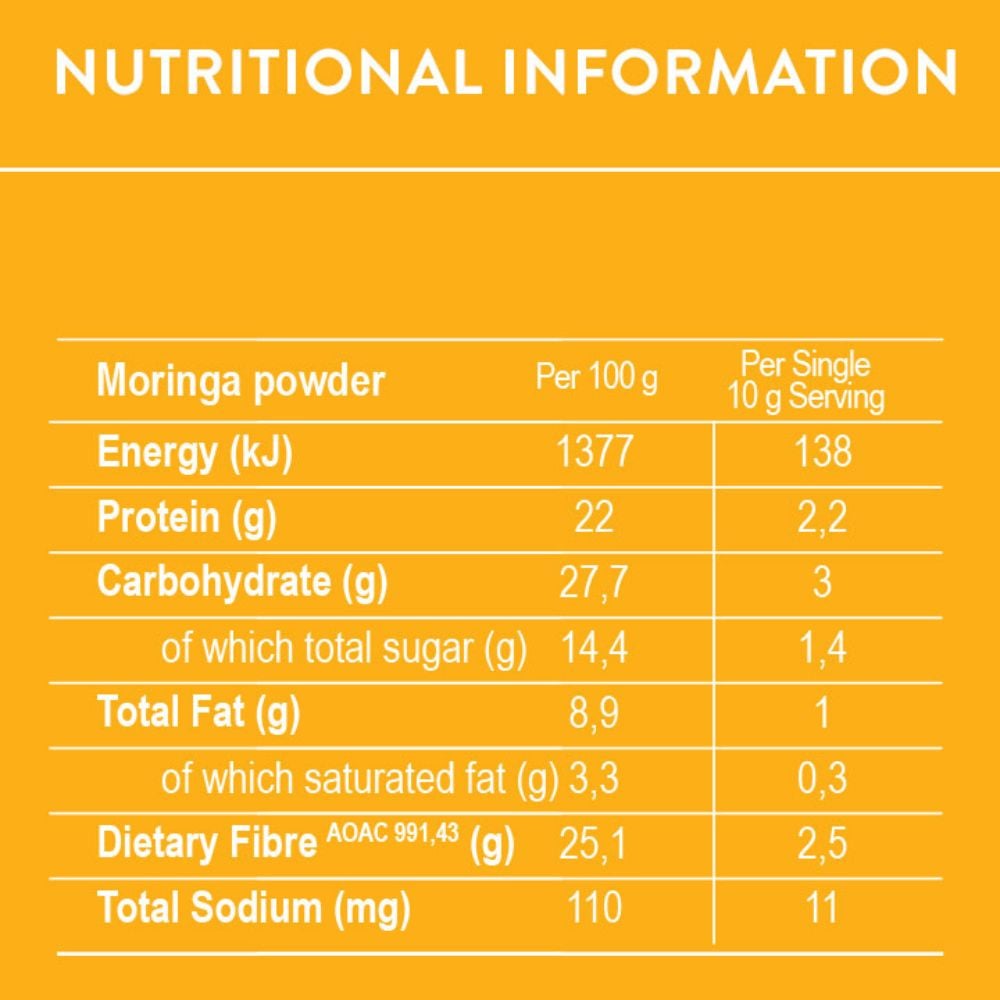 Soaring Free - Moringa Powder Wildcrafted 200g