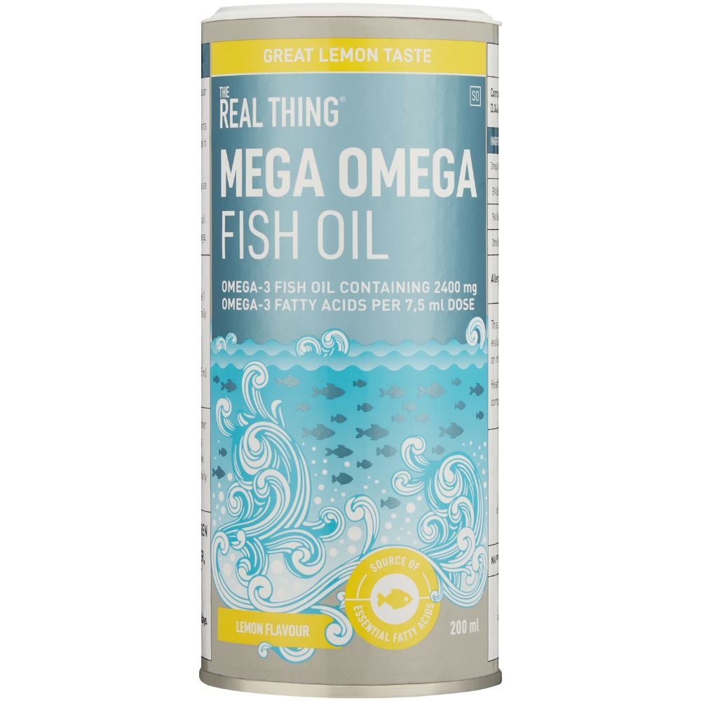 The Real Thing - Mega Omega Lemon Oil 200ml