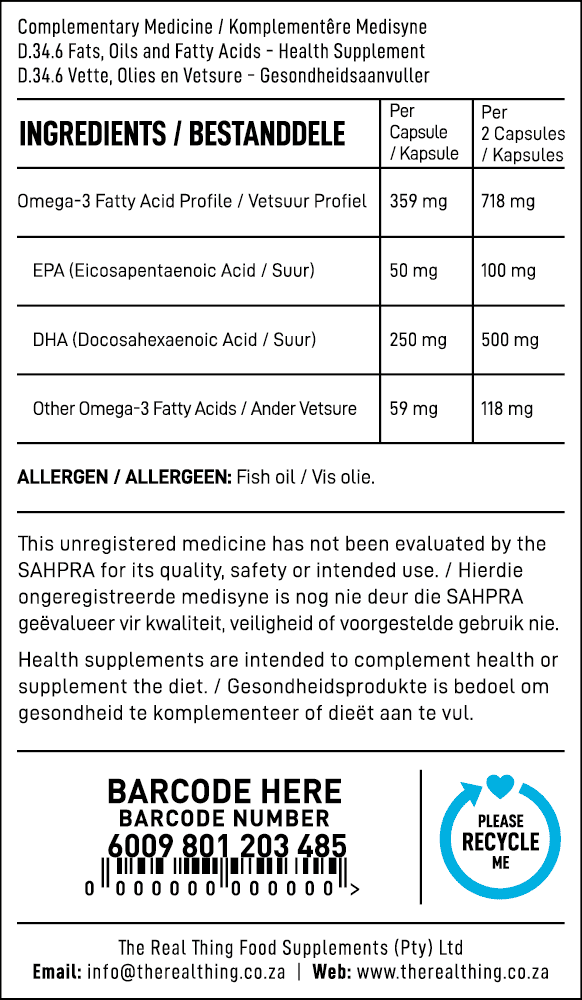 The Real Thing - DHA 120s