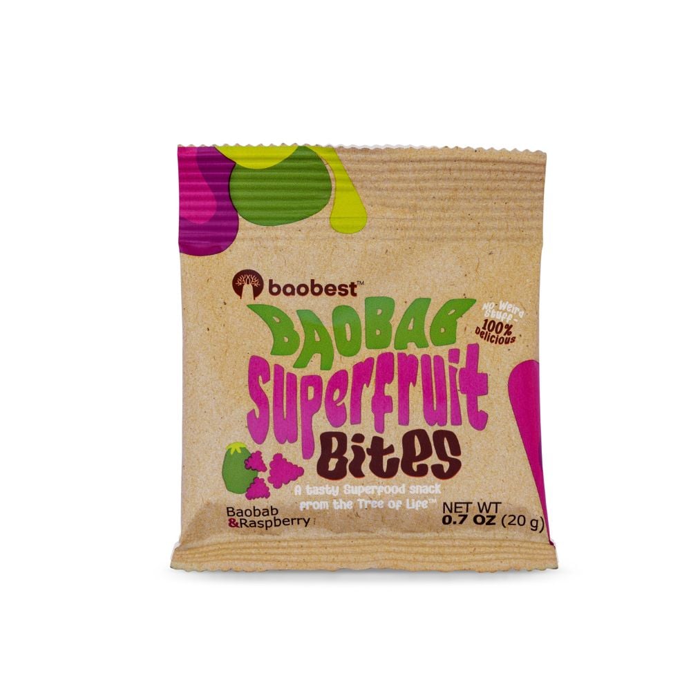 Baobest - Baobab Superfruit Bites Raspberry 20g