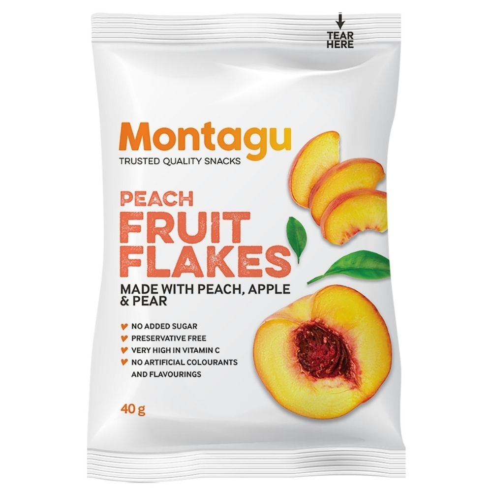 Montagu - Fruit Flakes Peach 40g