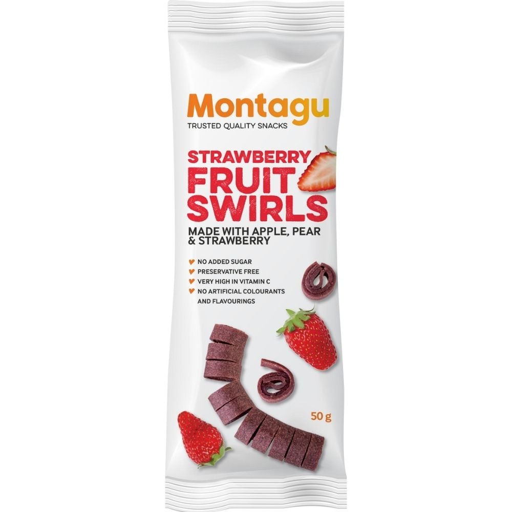 Montagu - Fruit Swirls Strawberry 50g