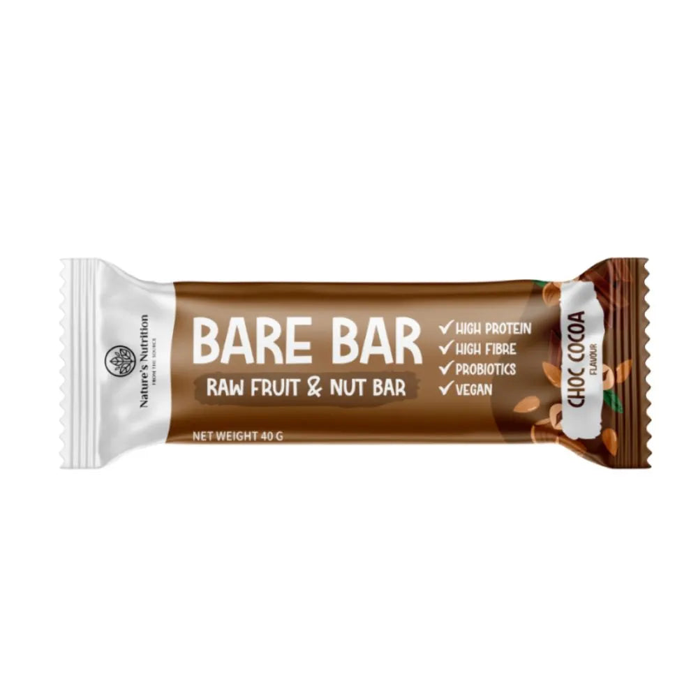 Nature's Nutrition  - Bare Bar Choc Cocoa 40g